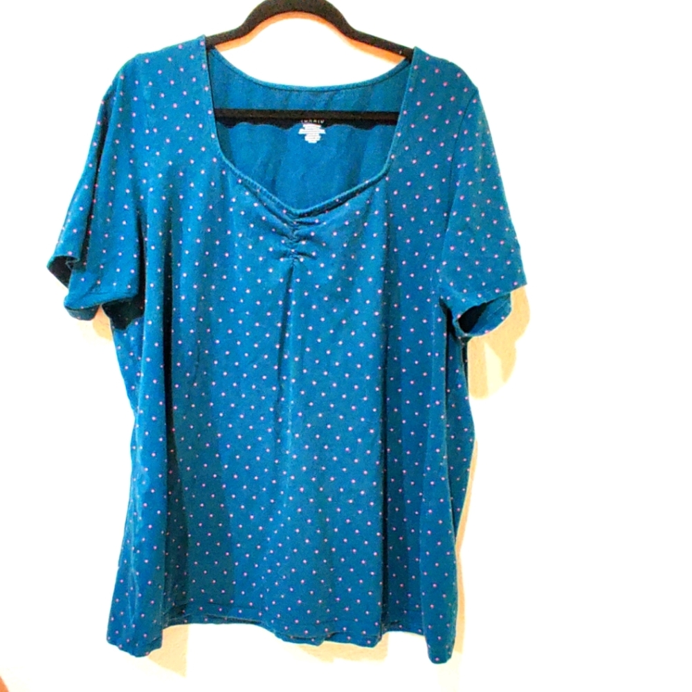 torrid 5X polkadot top